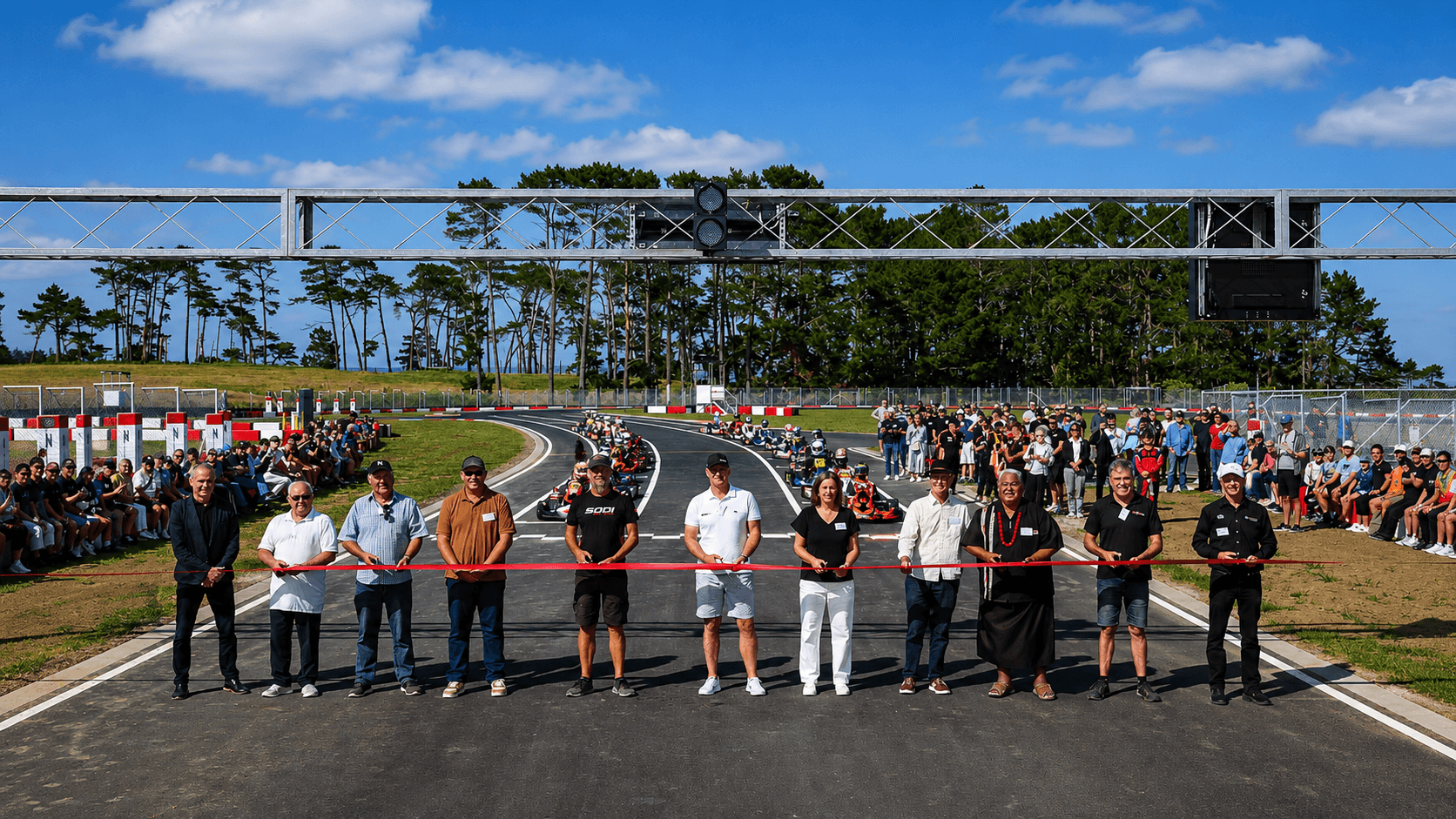 Karting community and volunteers at Auckland club events
