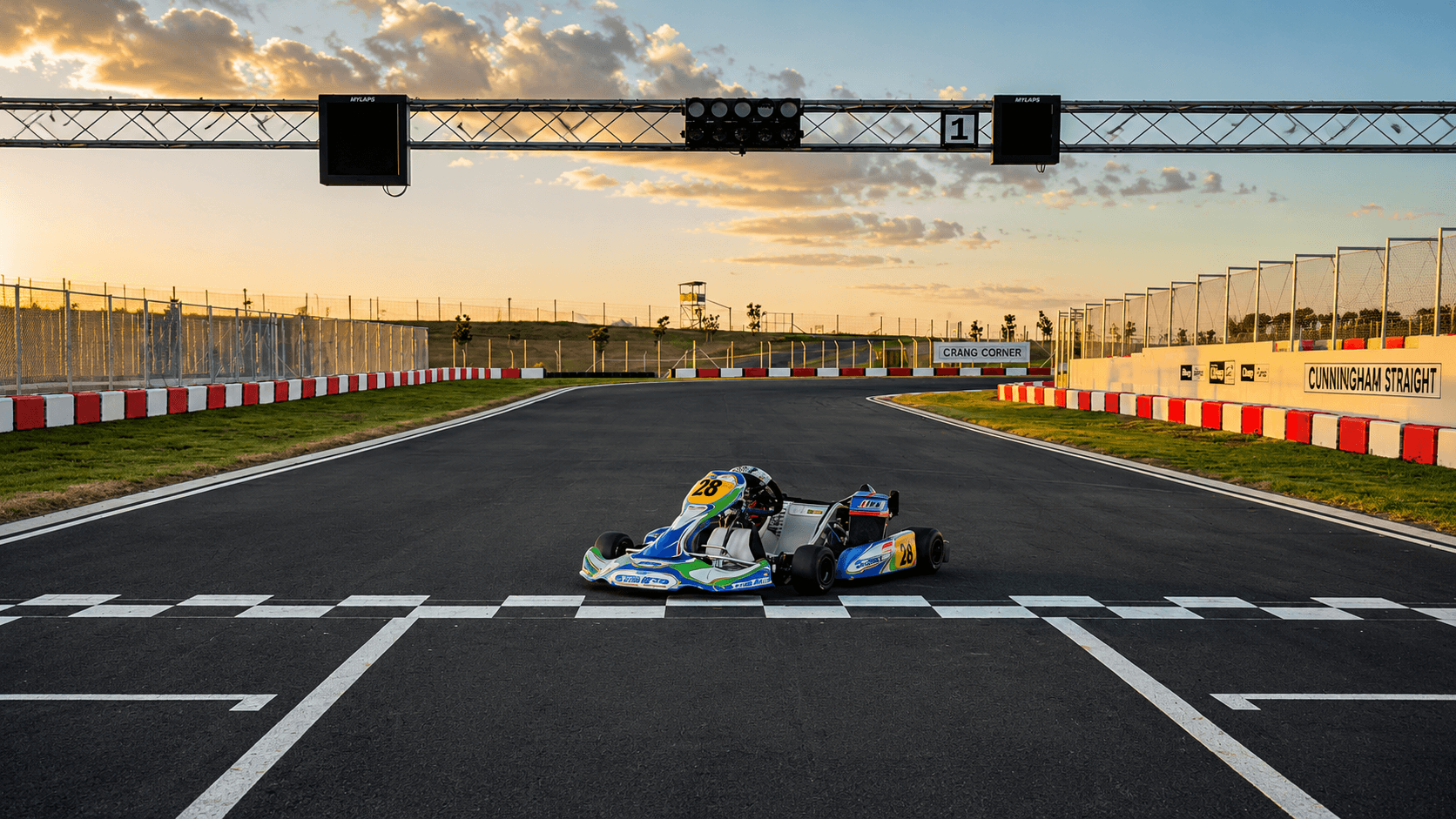 Kart racing at Sir Colin Giltrap Raceway, Colin Dale Park